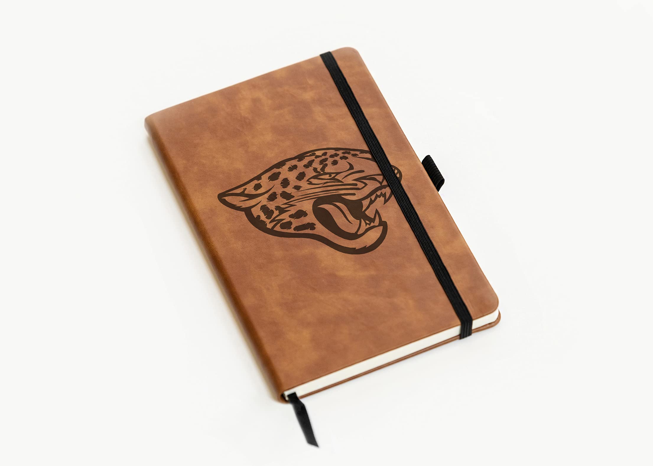 NFL Jacksonville Jaguars Brown Laser Engraved Small Notepad Journal - 8.25