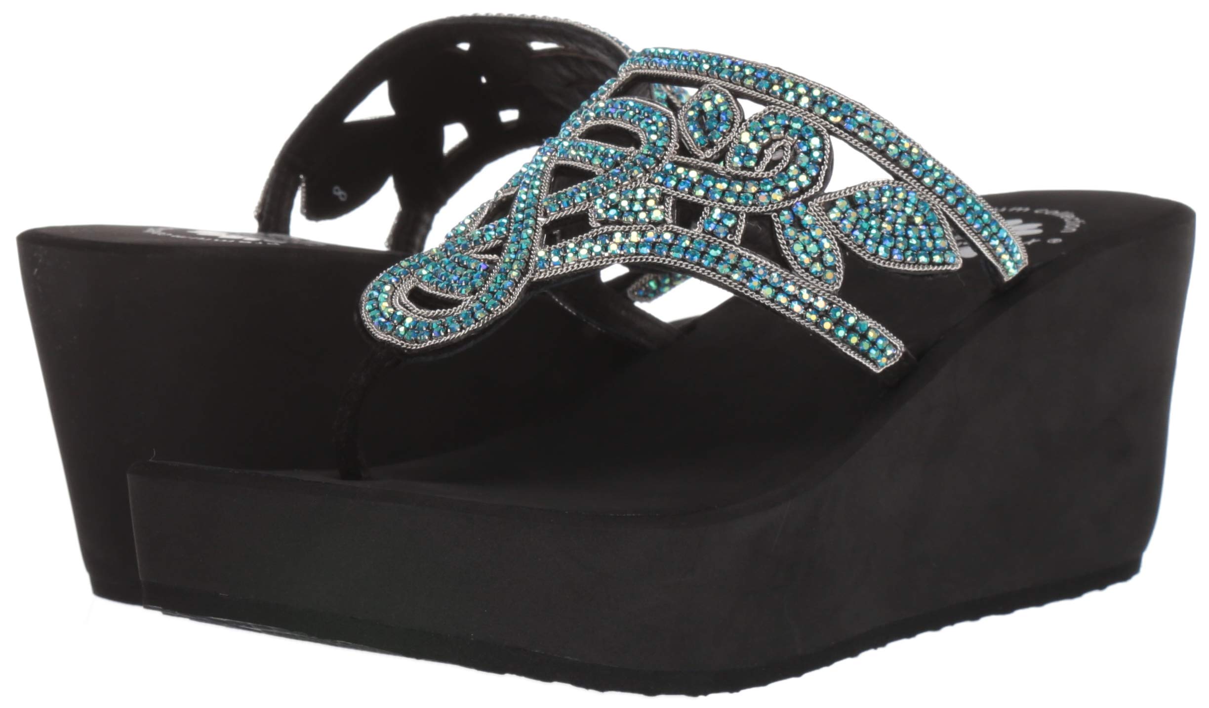 Yellow Box Women's P-Vanesa Wedge Sandal - Comfortable Summer Beach Sandals for Women, Casual Walking Shoes, Fashionable Outdoor Wedge Heels