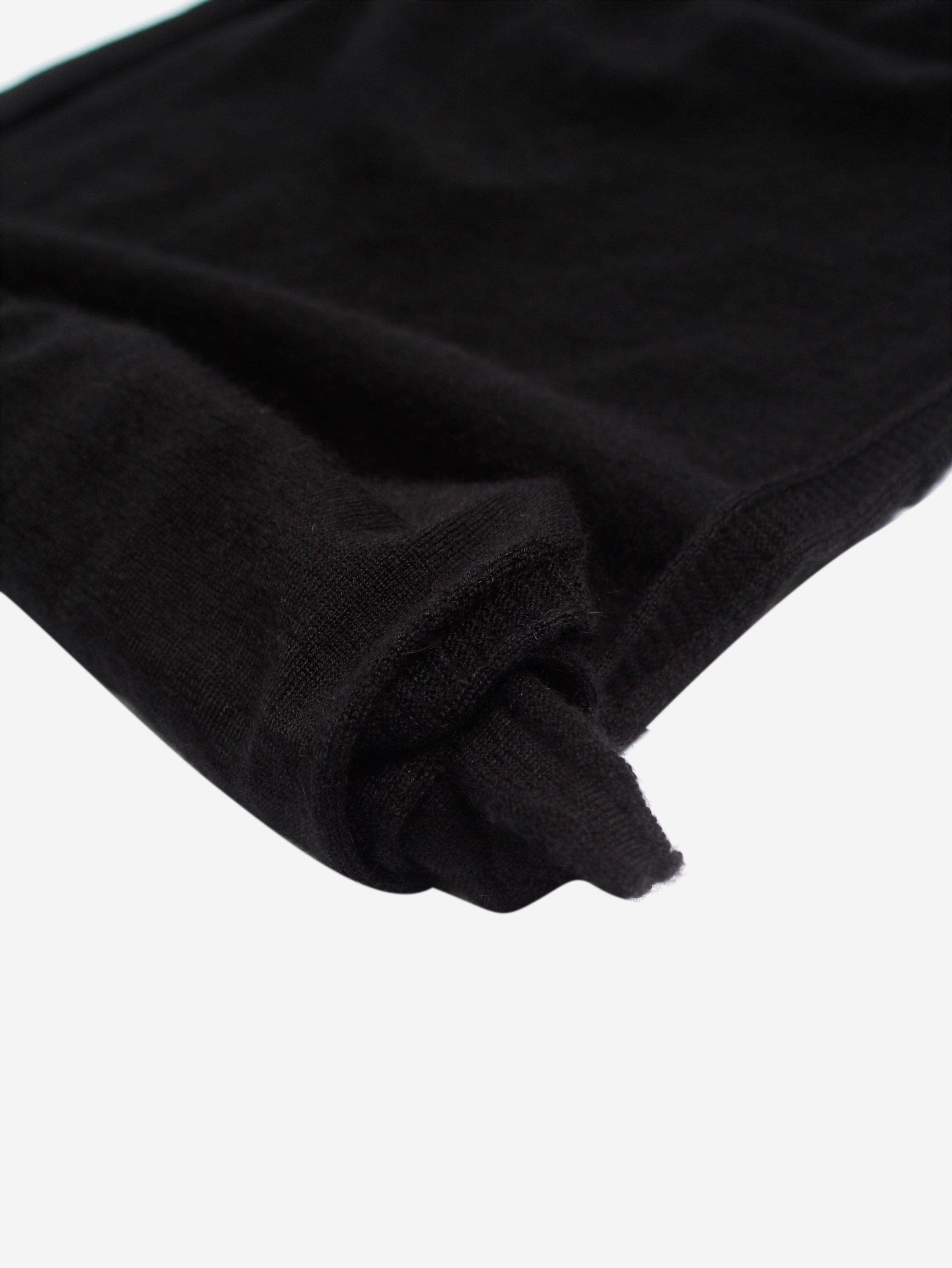 Luxury Black Ultralight Cashmere Scarf for Women & Men - Soft Winter Warm Wrap - Perfect for Travel, Office & Formal Occasions