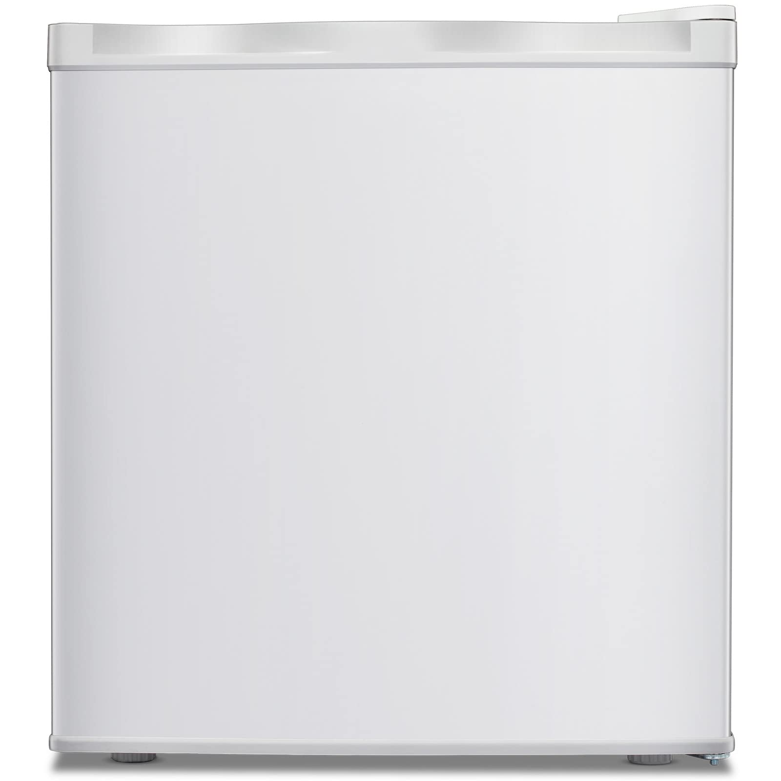 Kismile 1.1 Cu.Ft Mini Upright Freezer - Compact Single Door Deep Freezer with Reversible Door, Adjustable Thermostat & Removable Shelves - Perfect for Home, Kitchen, Office, Dorm, RV, Garage (White)