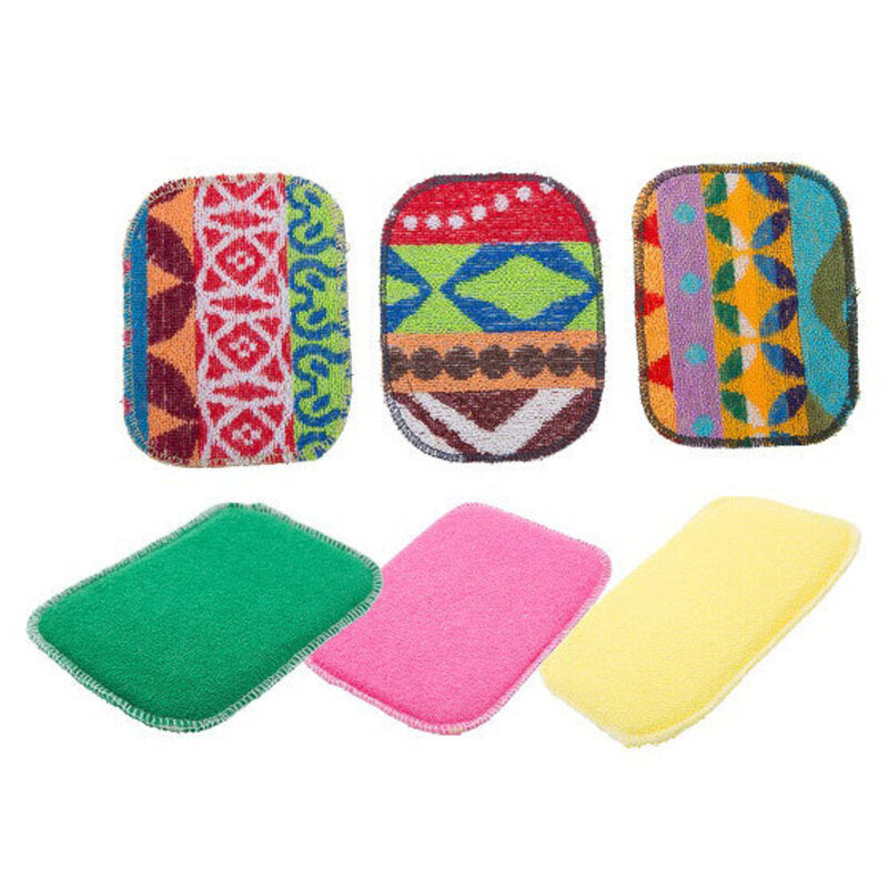 Euroscrubby Scrubby and Sponge Set - Heavy Duty Cleaning Sponges for Kitchen, Bathroom, Dishes - Non-Scratch Scouring Pads with Ergonomic Handle - Perfect for Pots, Pans, Sinks & Tough Stains