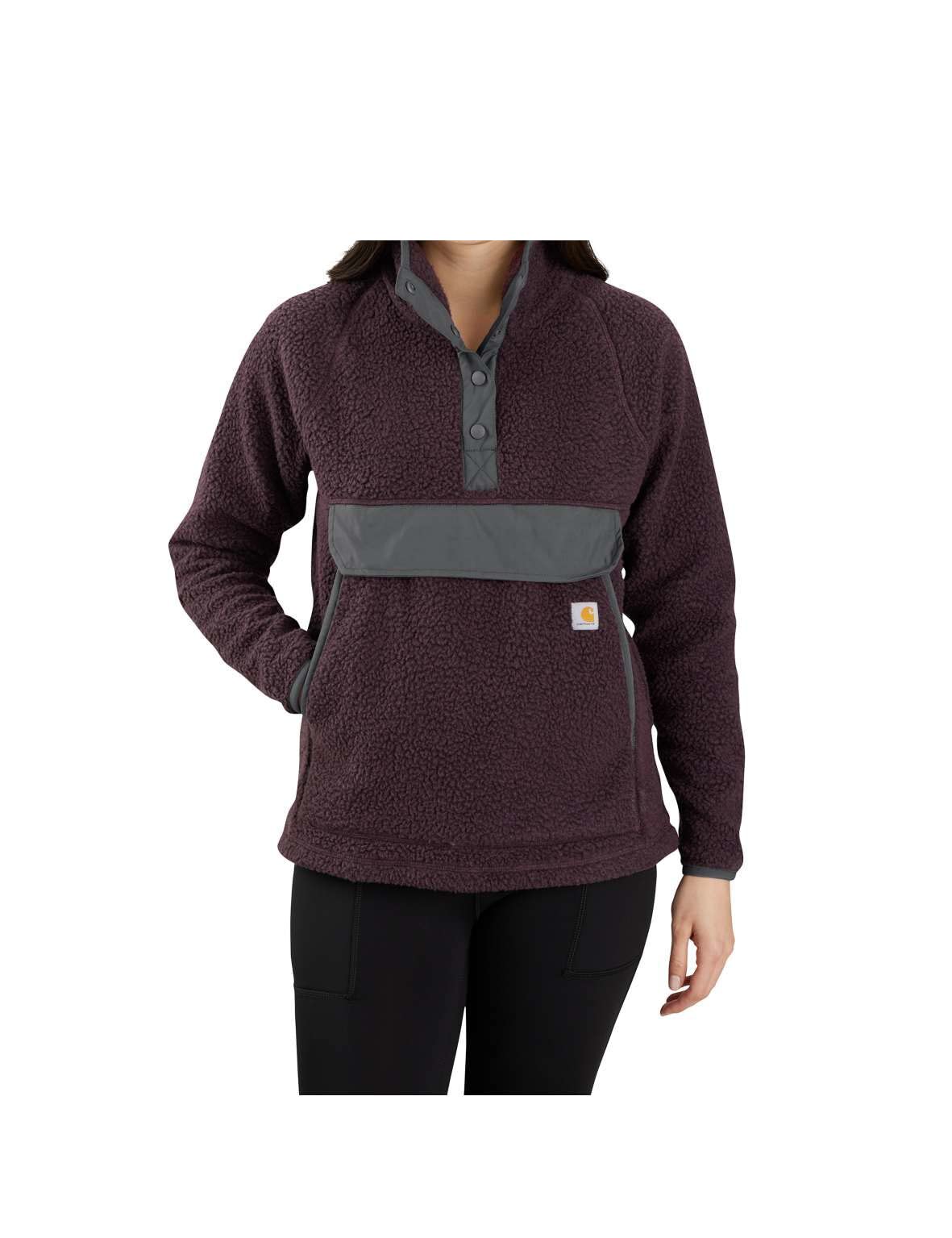 Carhartt Men's Relaxed Fit Fleece Pullover Hoodie - Warm Winter Work Jacket for Outdoor Activities, Construction & Casual Wear