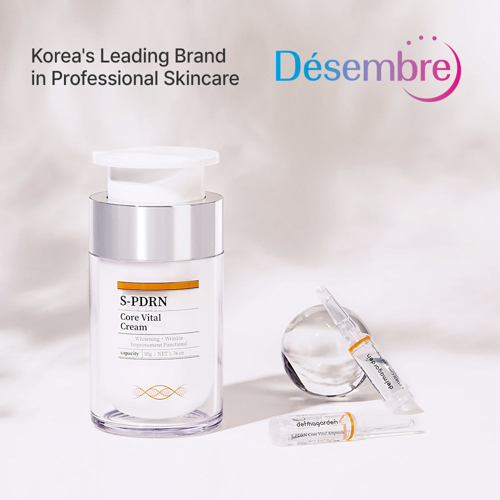 Desembre S PDRN Core Vital Cream 50g - Anti-Aging Face Moisturizer with PDRN for Wrinkles & Hydration | Perfect for Daily Skincare Routine & Night Care