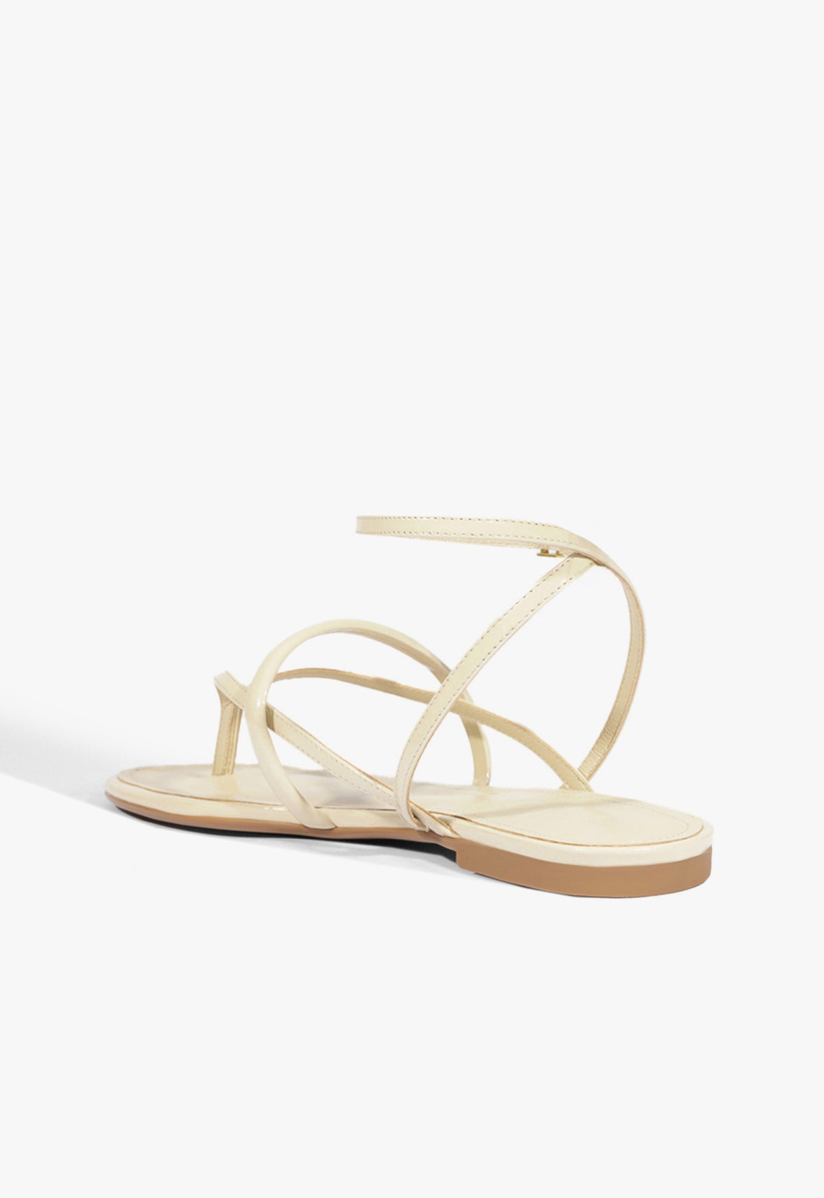 Diana Patent Leather Sandals with 2.5-Inch Heel - Women's Comfortable Flat Shoes S2211200150001 for Casual Wear, Office, and Date Nights