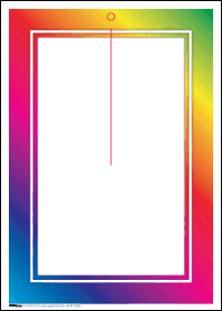 100 Pack Rainbow Border Sale Tags - Colorful Price Labels for Retail Stores, Boutiques & Garage Sales - Perfect for Pricing, Discounts & Clearance Items
