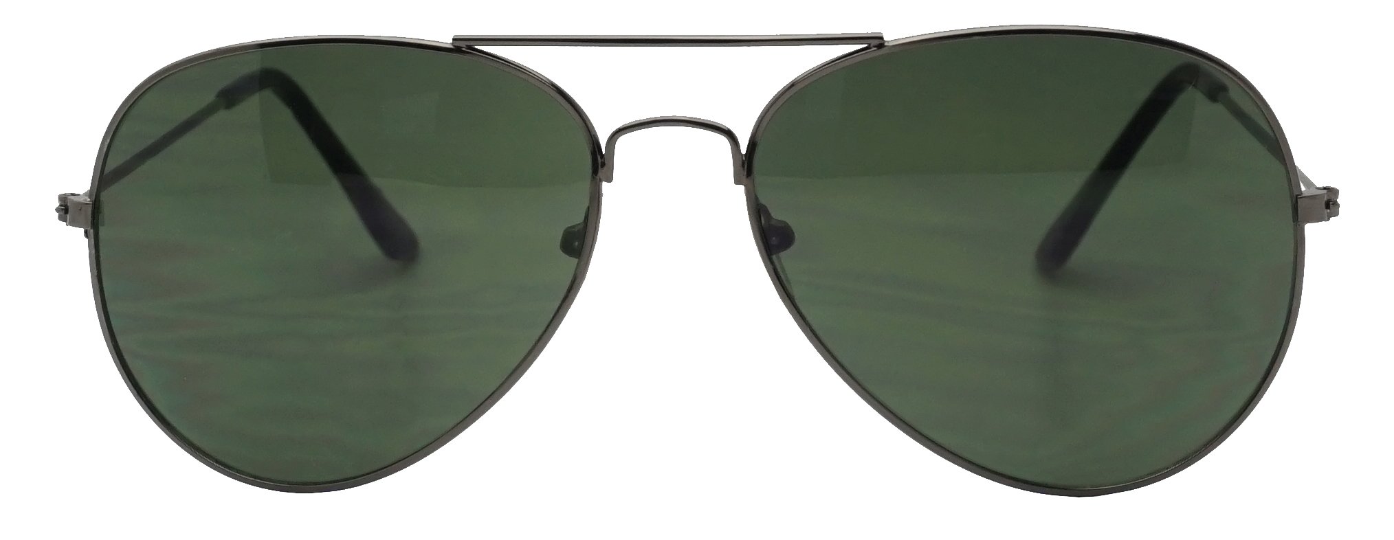 Black & Gold Pilot Aviator Sunglasses for Men & Women - Classic Retro UV Protection Shades for Driving, Travel & Outdoor Activities