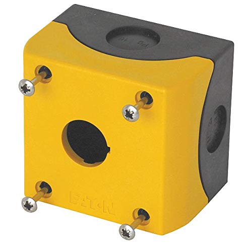 EATON CUTLER HAMMER M22-IY1-PG Surface Mount Enclosure with 1 Hole - Industrial Electrical Panel Box for Control Systems & Automation Equipment