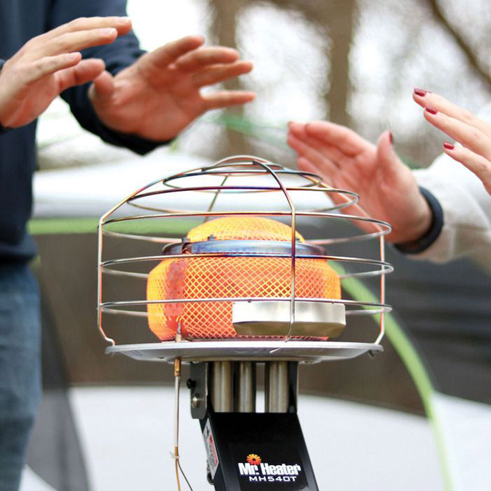 Mr. Heater F242540 45,000 BTU 540° Propane Tank Top Heater - Portable Outdoor Heater for Camping, Garage, Worksite & Patio Use