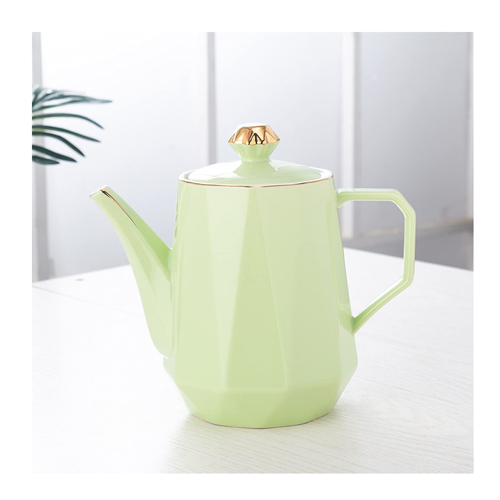 Premium Ceramic Water Pitcher & Tea Kettle - BPA-Free High Temperature Resistant Pitcher for Iced Tea, Coffee & Cold Brew - Perfect for Home, Office & Outdoor Use (Color: A)