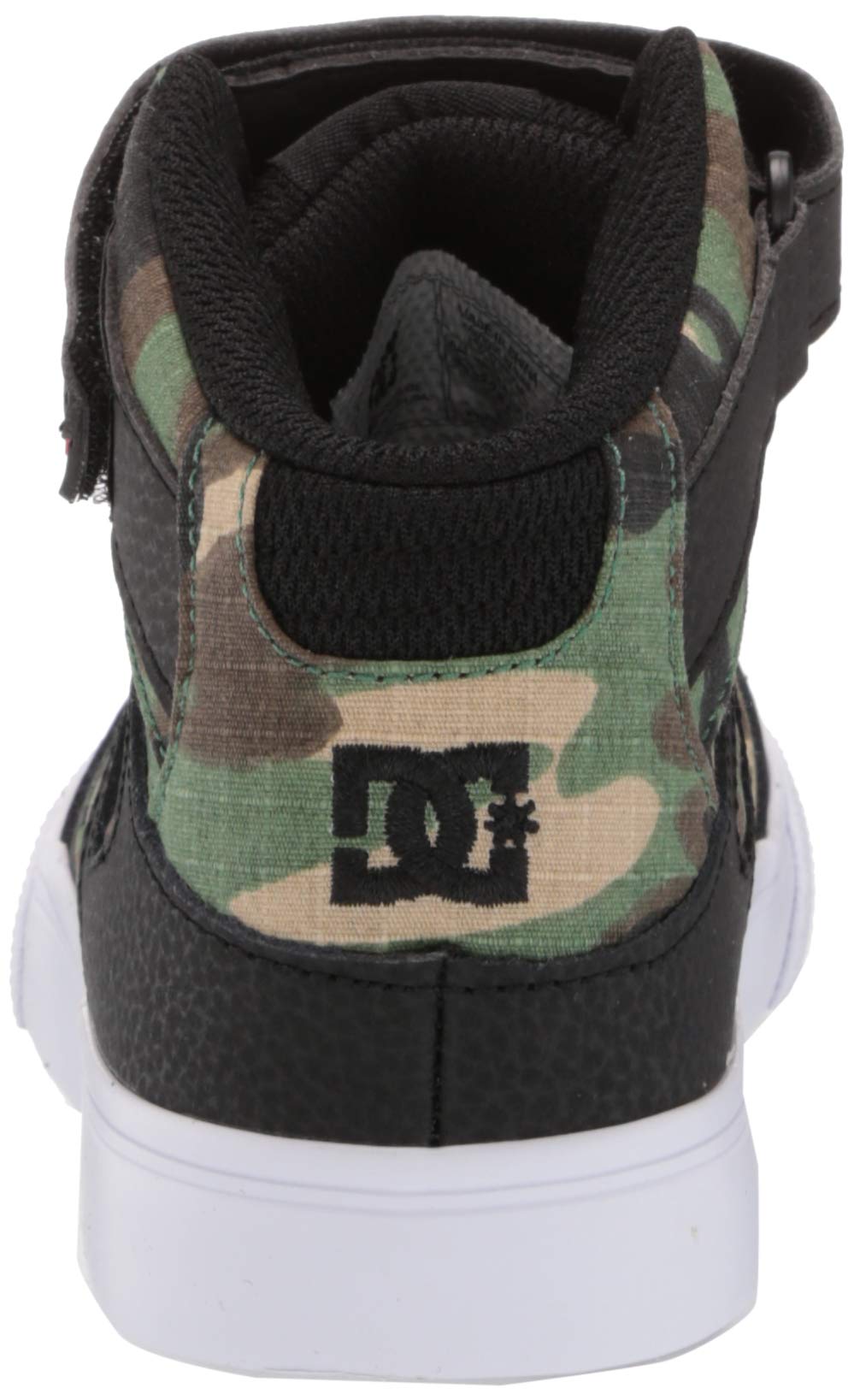 DC Boys High Top EV Skate Shoes - Lightweight & Durable with Ankle Strap & Elastic Laces for Skateboarding, Streetwear Fashion & Casual Wear