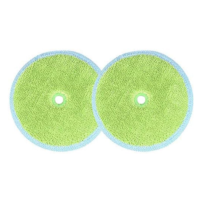 EVERYBOT Washable Microfiber Mop Pads Replacement for Robot Vacuum (4 Pack) - Perfect for Hardwood Floors, Tile & Pet Hair Cleaning
