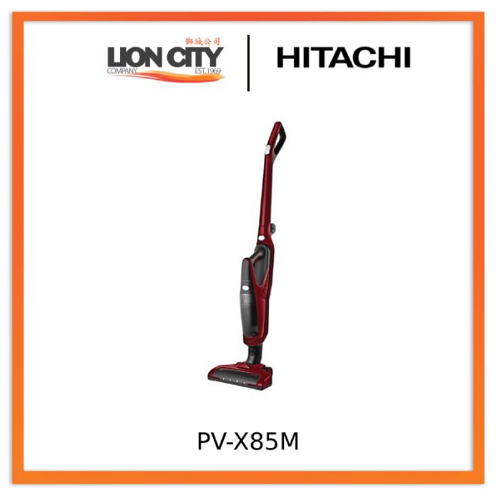 Hitachi PV X85M Cordless Stick Vacuum Cleaner - Lightweight, Powerful Suction for Hardwood Floors & Carpets | Perfect for Pet Hair, Home Cleaning & Quick Pickups