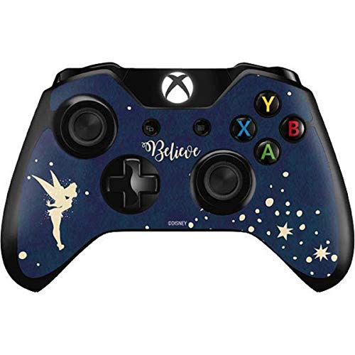 Official Disney Tinker Bell Believe Design Gaming Skin Decal for Xbox One Controller - Custom Protective Cover for Gamers & Collectors - Perfect for Gaming Sessions, Gift Giving & Display