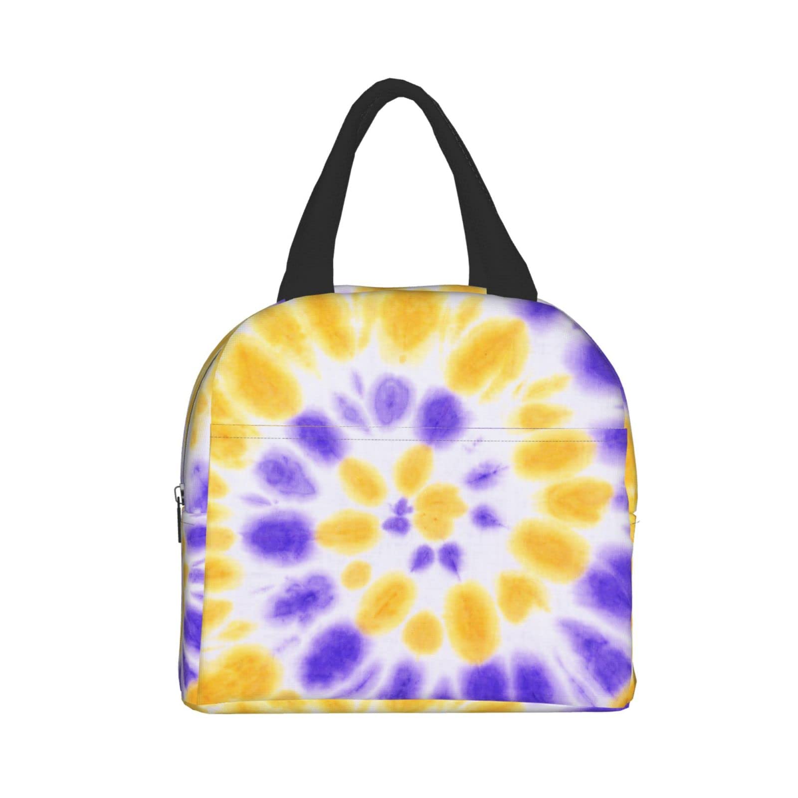 Eco-Friendly Tie Dye Insulated Lunch Bag - Reusable Thermal Lunch Box for Work, School & Picnic | Portable Food Container for Men & Women | Perfect for Office, Travel & Outdoor Activities