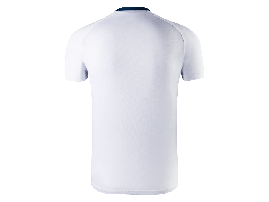 Victor Men's Dry Fit Sports T-Shirt - Moisture Wicking, Breathable & Lightweight Activewear for Running, Gym & Workouts (White) - Perfect for Training, Jogging & Outdoor Activities