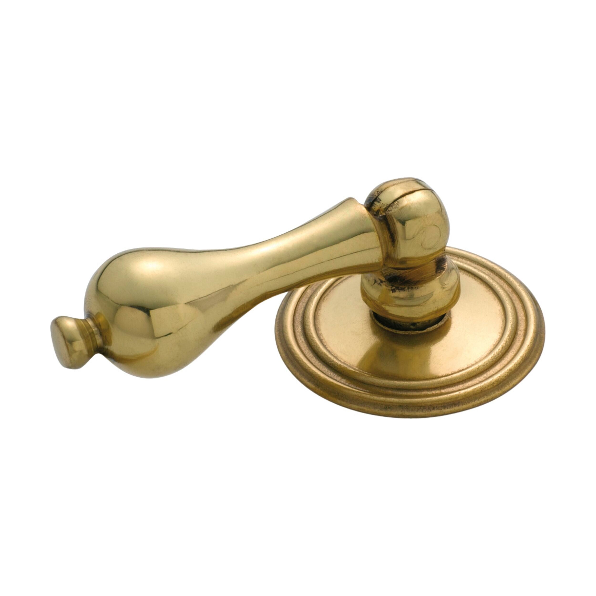 Classic Teardrop Cabinet Pull Handle - Polished Brass, 32mm BP, 50mm Drop - Perfect for Kitchen Cabinets, Dressers & Furniture Hardware