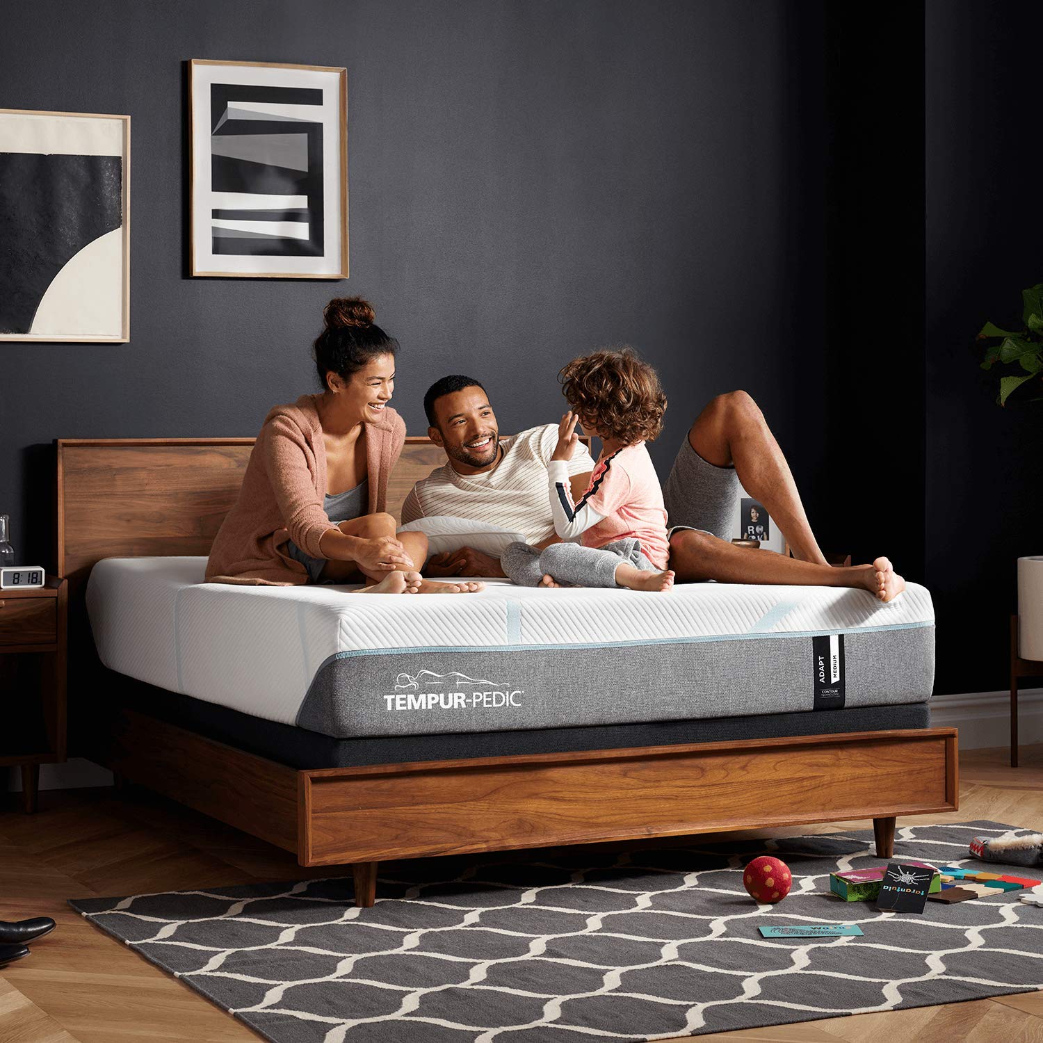 Tempur-Pedic Adapt 11-Inch Cooling Memory Foam Mattress - California King Size, Medium Firm Support for Back Pain Relief & Pressure Relief - Perfect for Master Bedroom, Guest Room & Home Comfort Upgrade