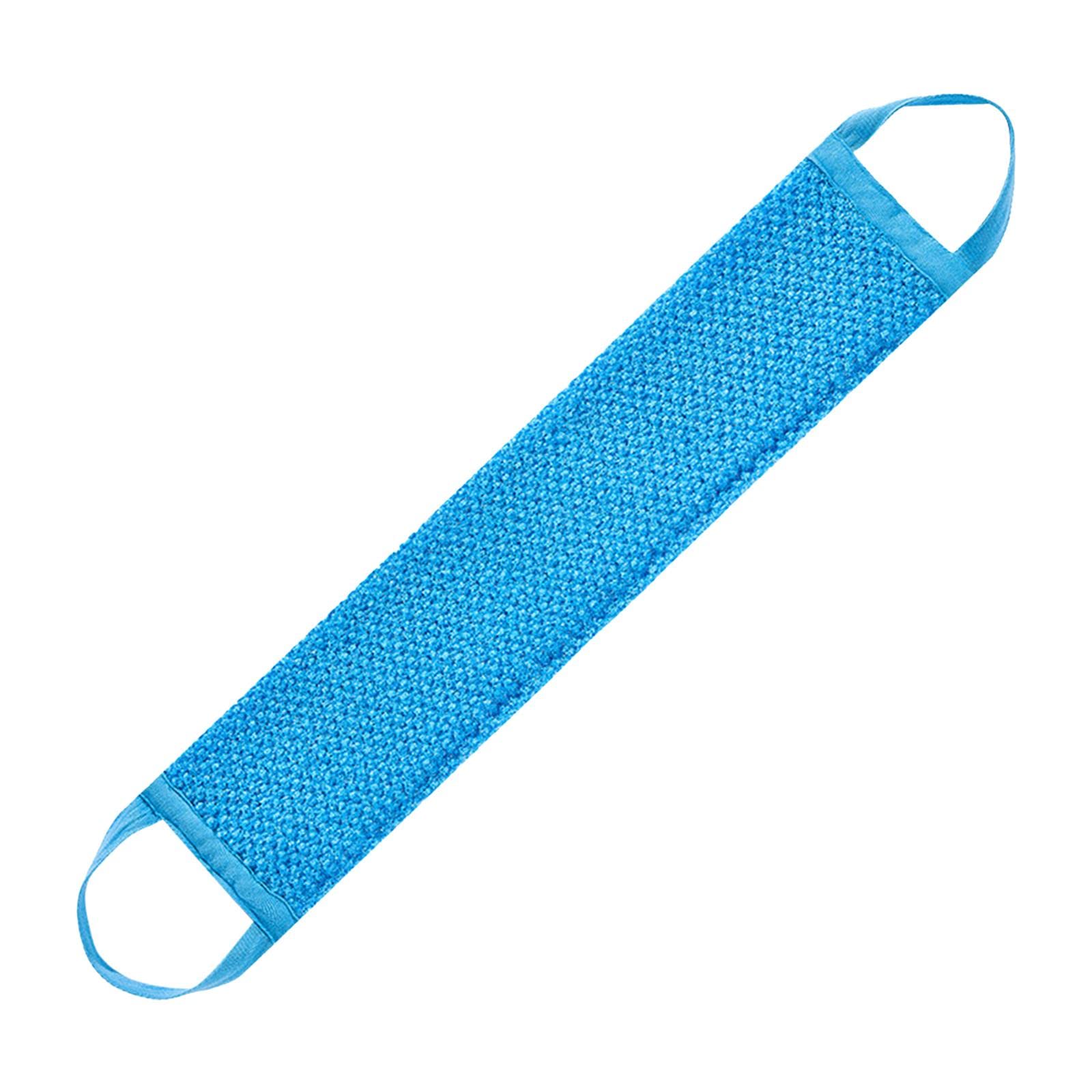MagiDeal Exfoliating Shower Towel - Reusable Body Scrub Washcloth for Women & Men, Blue - Deep Cleansing & Skin Exfoliation for Smooth Skin - Perfect for Daily Shower, Spa & Skincare Routine