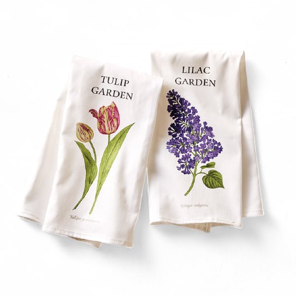 Monticello Tulip & Lilac Bath Towel Set - Soft & Absorbent 6-Piece Cotton Towels for Bathroom, Spa & Guest Use