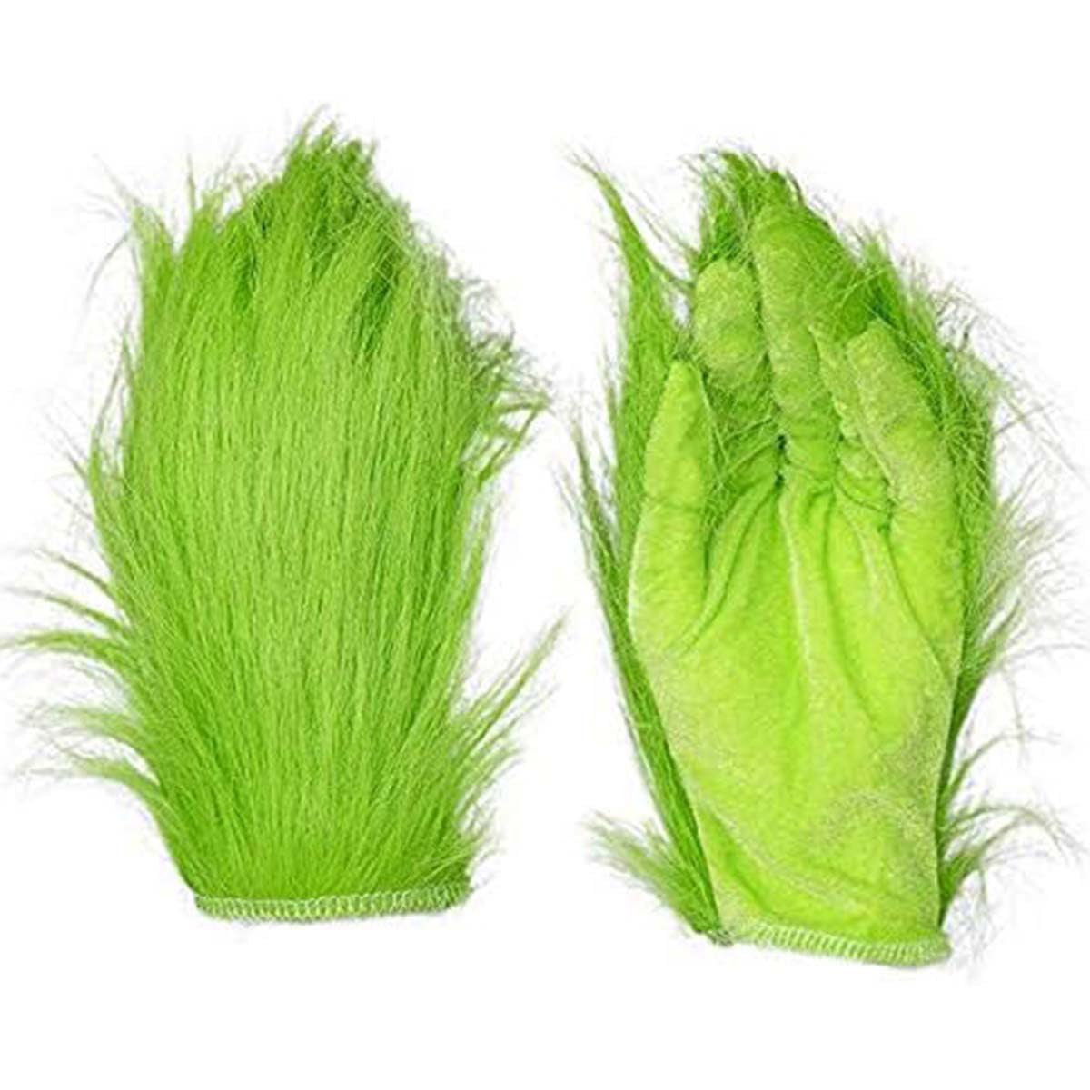 **Warm Furry Santa Gloves for Adults - Christmas Party Costume Accessories for Women & Men - Perfect for Holiday Festivities, Gift Exchanges & Winter Celebrations**