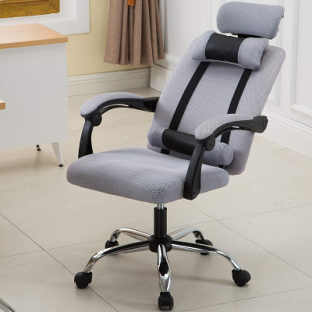 Ergonomic Office Chair with Footrest - Adjustable Swivel Mesh Computer Desk Chair for Home & Office, Reclining Executive Chair with Lumbar Support (Red) - Perfect for Long Work Hours, Gaming & Remote Work