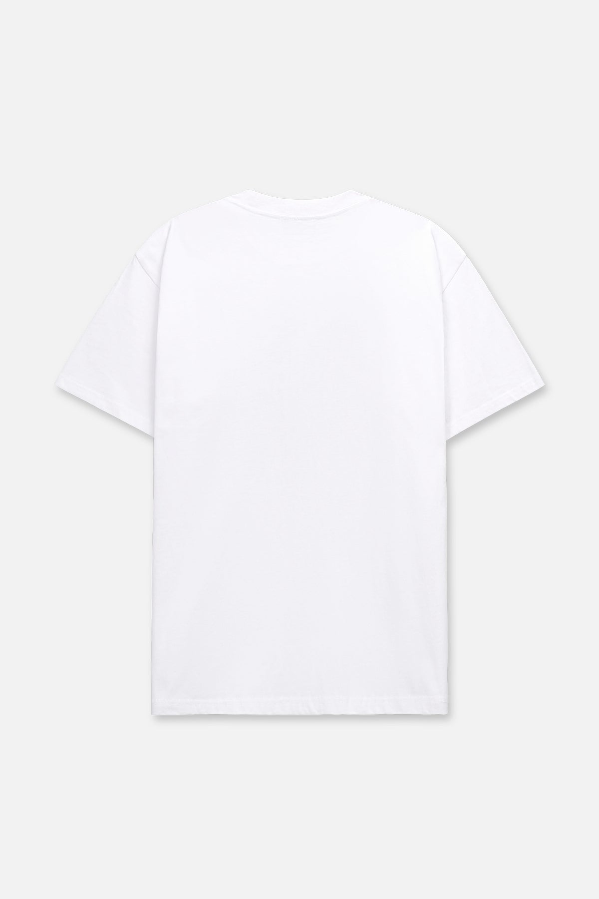 Colin Oversized Short Sleeve Tee - White Etched Monogram Cotton T-Shirt for Men | Casual Streetwear & Summer Outfit Essential