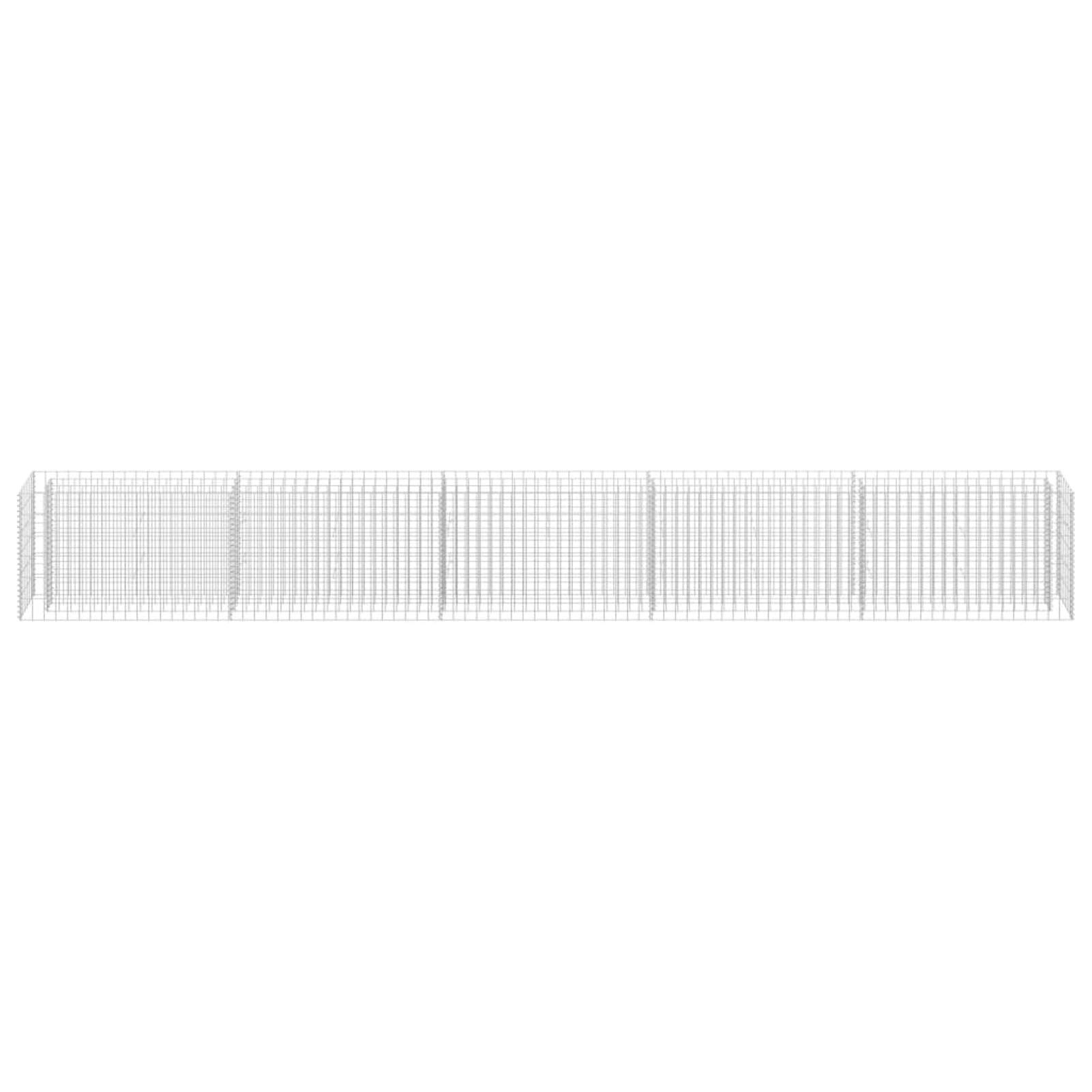 Galvanized Steel Gabion Raised Garden Bed Planter - 177.2