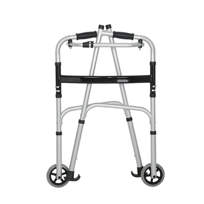 Adjustable Height Rolling Walker with Seat & Armrest Pads - Comfortable Cushion, 4 Wheels for Seniors & Mobility Assistance - Ideal for Indoor/Outdoor Use, Recovery & Daily Support