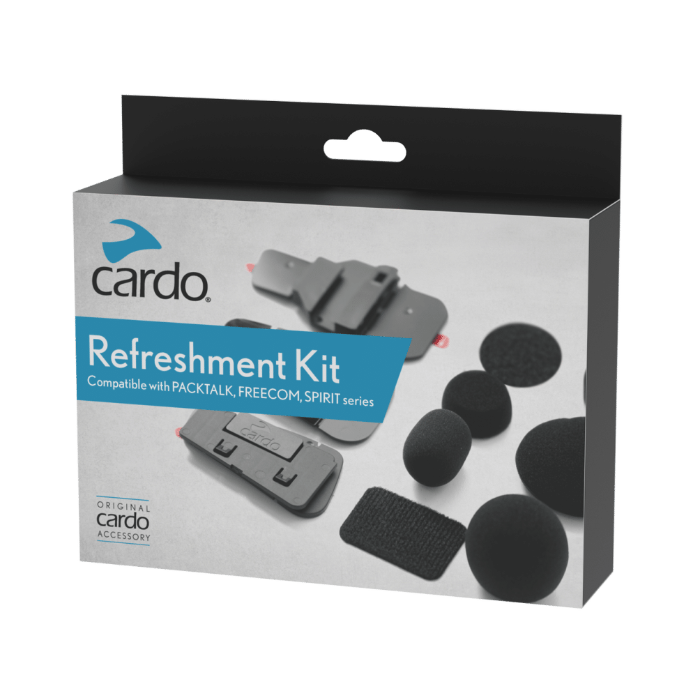PackTalk Freecom X Spirit Series Refreshment Kit - Motorcycle Communication System Accessories for Long Rides & Adventure Rides