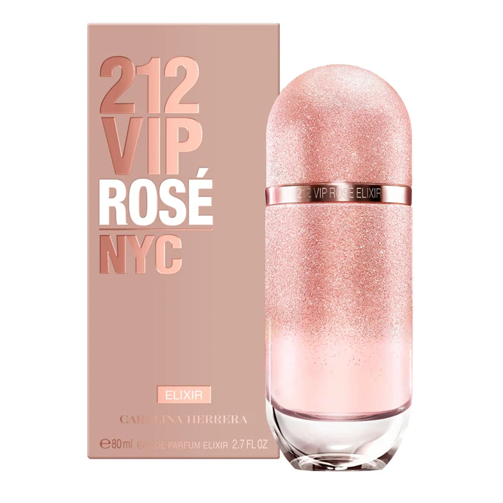 212 VIP Rose Elixir 2.7 oz Eau de Parfum for Women - Floral Perfume for Date Night & Special Occasions