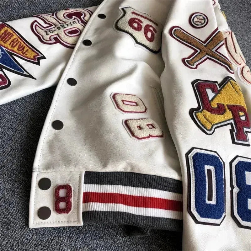 Men's Y2K Retro Varsity Jacket - Vintage 90s Baseball Jacket for Men | Streetwear Fashion | Perfect for Casual Outfits, College Campuses & Hip Hop Style