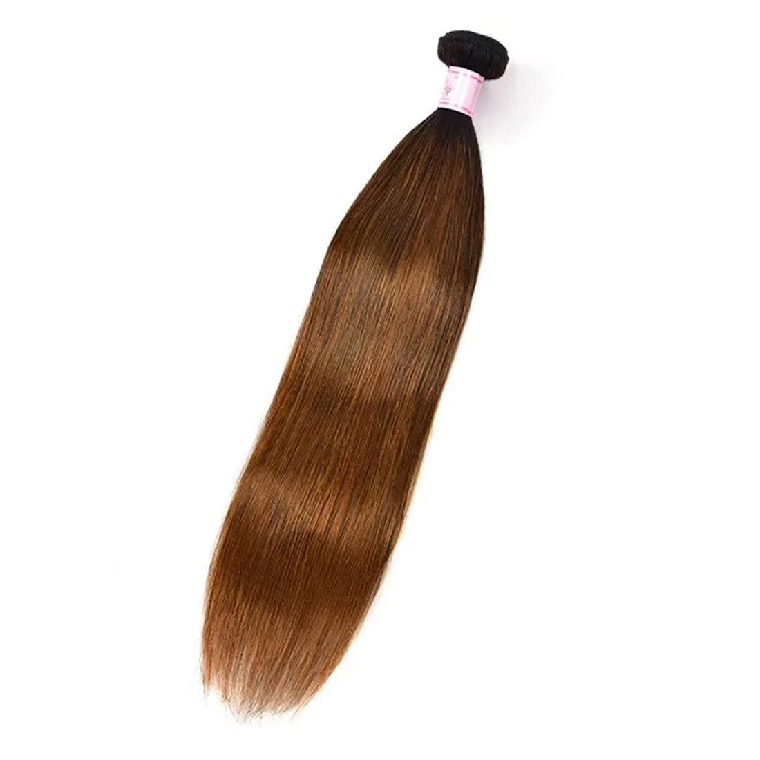 Beauty Forever Malaysian Straight Virgin Human Hair Weaves - 3 Bundles #FB30 Balayage Ombre Hair Extensions (20/22/24 Inch) for Styling & Volume - Perfect for Daily Wear, Parties & Special Occasions
