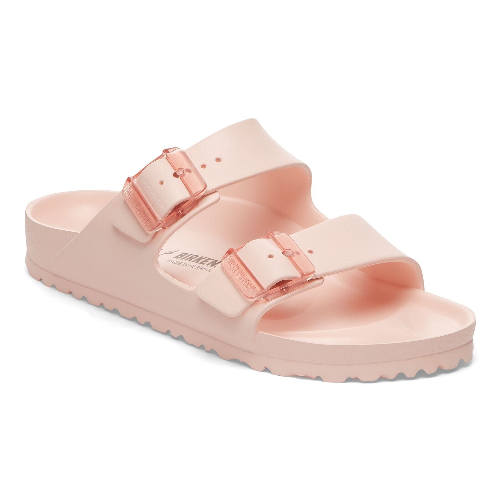 Birkenstock Arizona Stealth Buckle Sandals for Women - Comfortable Leather Footbed Slides for Casual Wear, Walking & Outdoor Activities