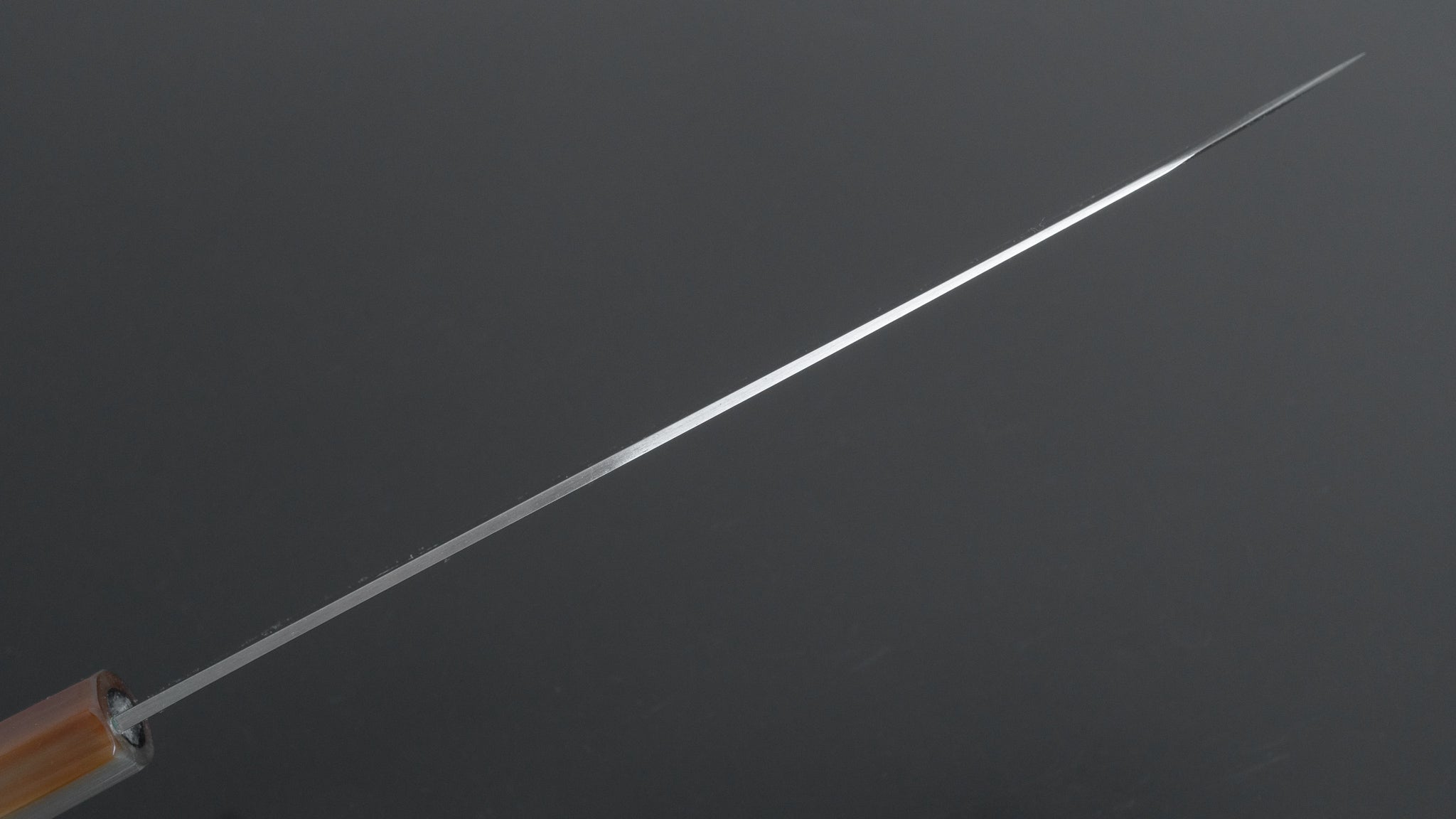 Hitohira Togashi White #1 Stainless Clad Kiritsuke Gyuto 240mm Chef Knife - Taihei Ebony Handle, Mirror Polished - Perfect for Sushi, Sashimi & Precision Japanese Cuisine
