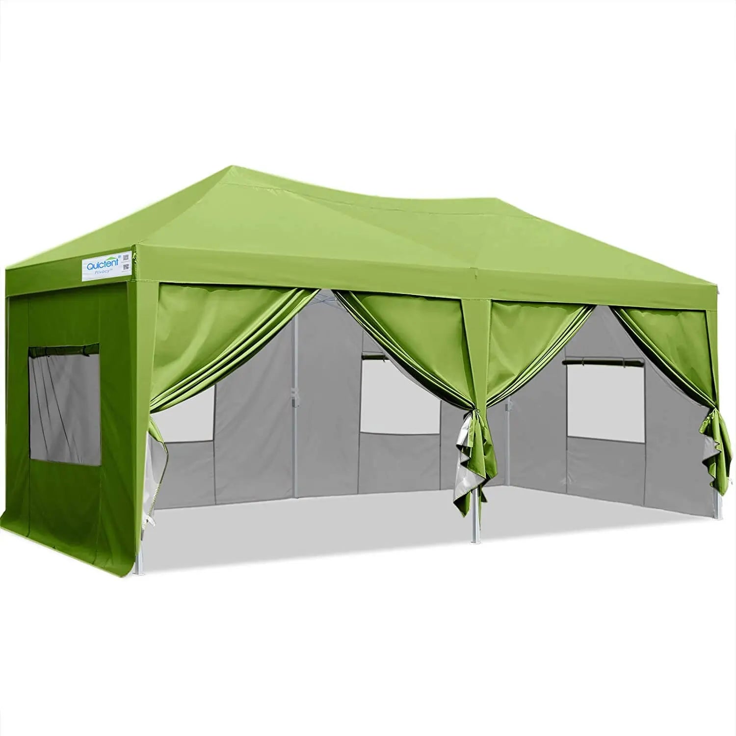 10' x 20' Pop Up Canopy Tent with Removable Side Walls - Waterproof Outdoor Shelter for Parties, Camping & Beach Events