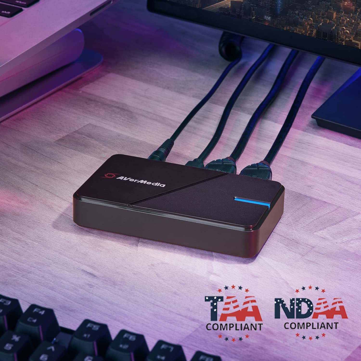 AVerMedia GC551G2 Live Gamer Extreme 3 - 4K Capture Card for Streaming, 1440p120 Video Capture Device for PS5, Xbox Series X/S, Nintendo Switch & PC | Compatible with Twitch, OBS, Windows & Mac | Perfect for Game Streaming, Live Broadcasts & Content Creation