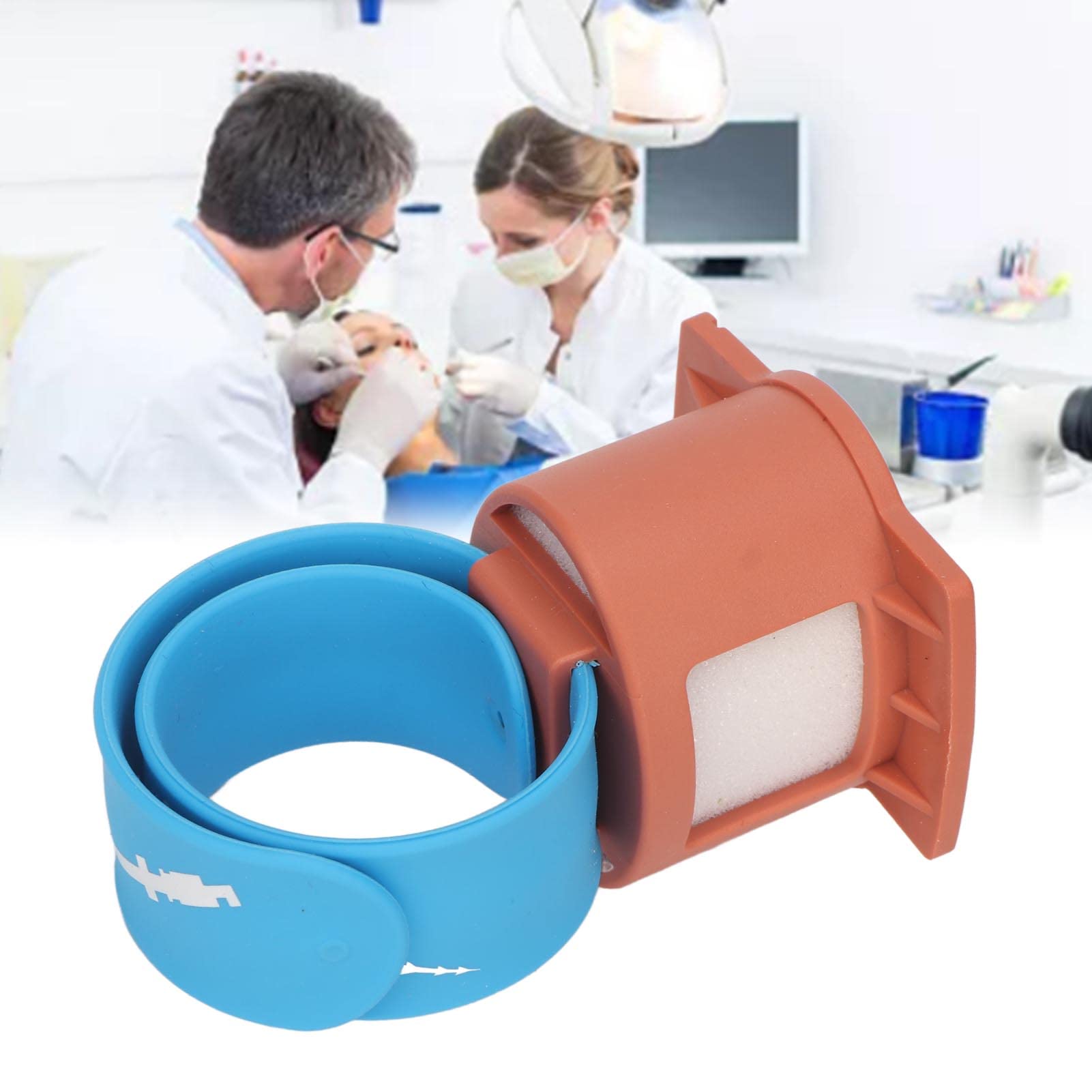 **Endodontic Wrist Ruler - Precise Dental Root Canal Measurement Tool with Clear Scale (Orange) | Ideal for Dentists, Endodontists & Dental Students**