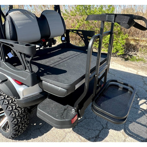 48V Electric Golf Cart 4 Seater - Lifted Renegade+ Edition Utility UTV | Compare to Coleman & Kandi | Red | Perfect for Golf Courses, Campuses & Resort Transportation
