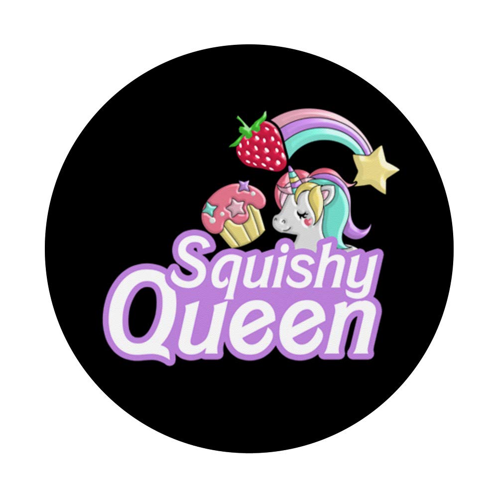 Squishy Queen Unicorn Rainbow Cupcake Squishies - Soft & Cute Stress Relief Toys for Kids & Adults - Perfect for Anxiety Relief, Party Favors, and Sensory Play