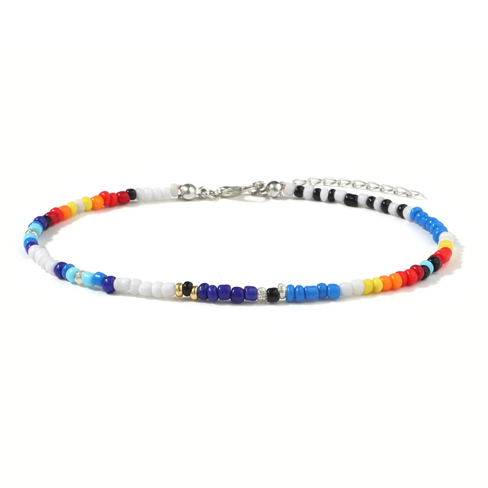 Flower Anklet for Women - Boho Floral Ankle Bracelet for Summer Beach, Festival, and Wedding Accessories