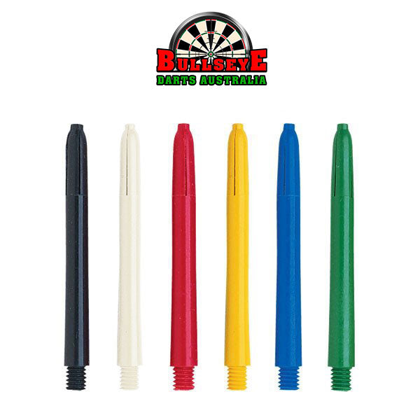 Bullseye Darts Colored Nylon Shafts Medium 48mm - Professional Dart Accessories for Bars, Pubs, and Home Game Rooms