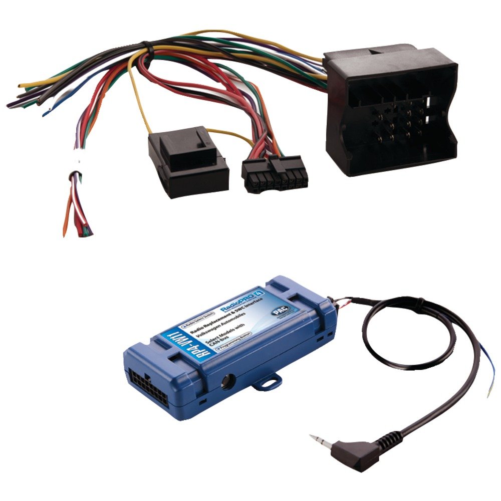 PAC RP4-VW11 Universal Car Stereo Replacement Kit - Steering Wheel Control & CANbus Interface for Volkswagen Vehicles | Compatible with Select VW Models | Easy DIY Installation for Seamless Audio Upgrade