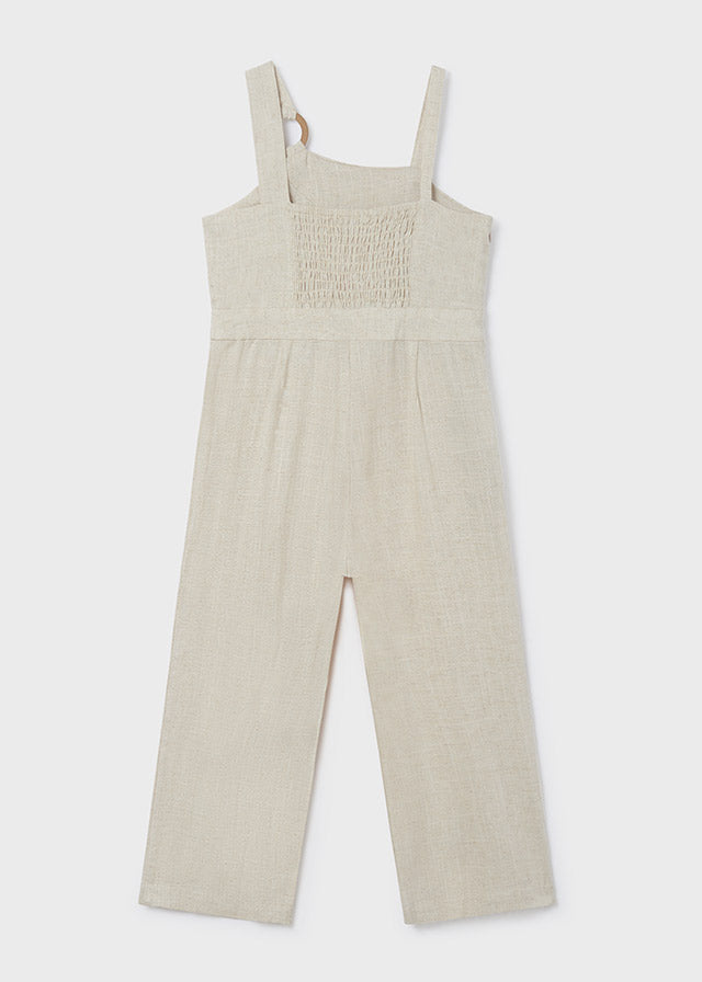 Mayoral Linen Romper for Teen Girls - Breathable Summer Outfit for Beach, Vacation & Casual Wear