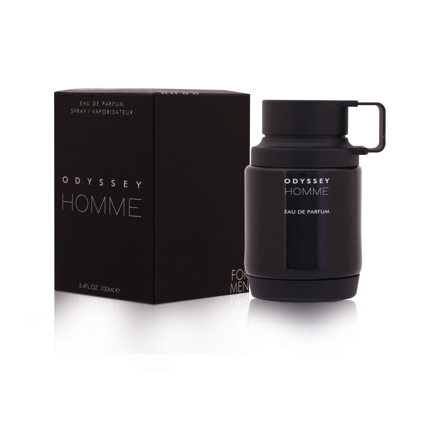Armaf Odyssey Homme Black Eau de Parfum Spray for Men - Long-Lasting Fragrance for Day & Night Wear, Office & Special Occasions