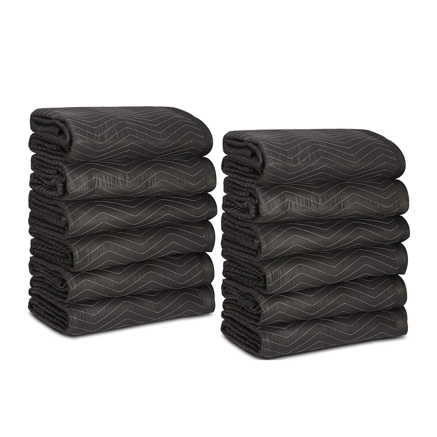 12-Pack Heavy Duty Moving Blankets 80