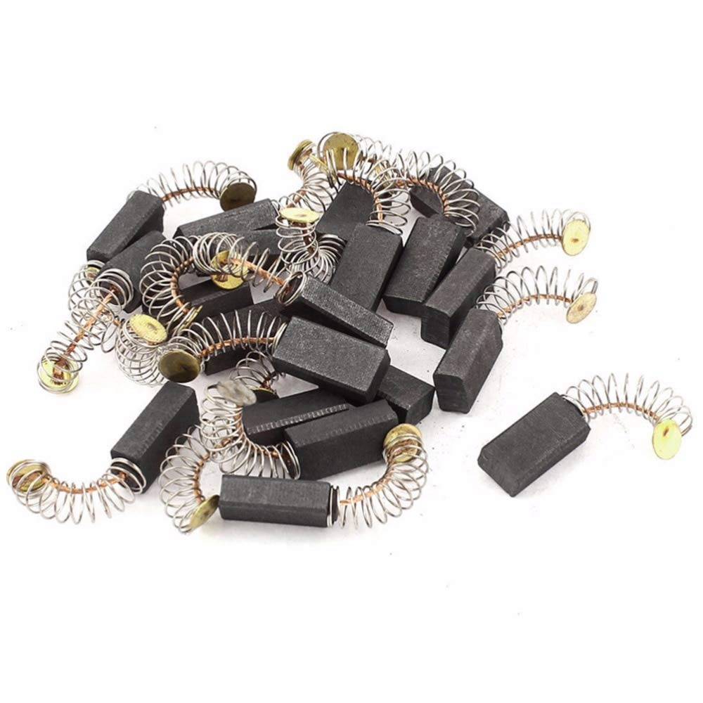 10PCS 6x10x17mm Replacement Carbon Brushes for Electric Grinder & Motor - Compatible with Power Tools, DIY Projects & Home Appliances Repair