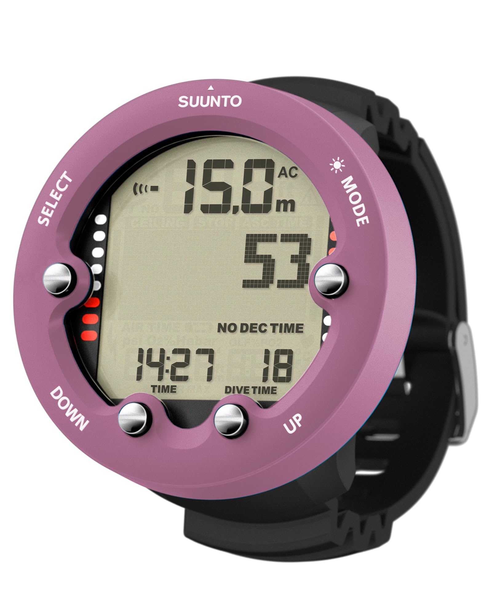 Suunto Zoop Novo Wrist Scuba Diving Computer - Professional Dive Watch with Depth Gauge & Nitrox Support for Underwater Exploration, Snorkeling & Freediving Adventures
