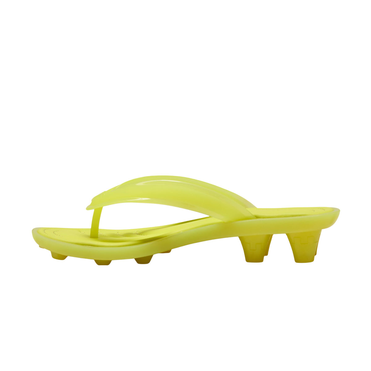 FENTY Cat Cleat Jelly Sandals in Lime Sheen - Women's Fashion Sneakers for Summer, Streetwear & Casual Outfits