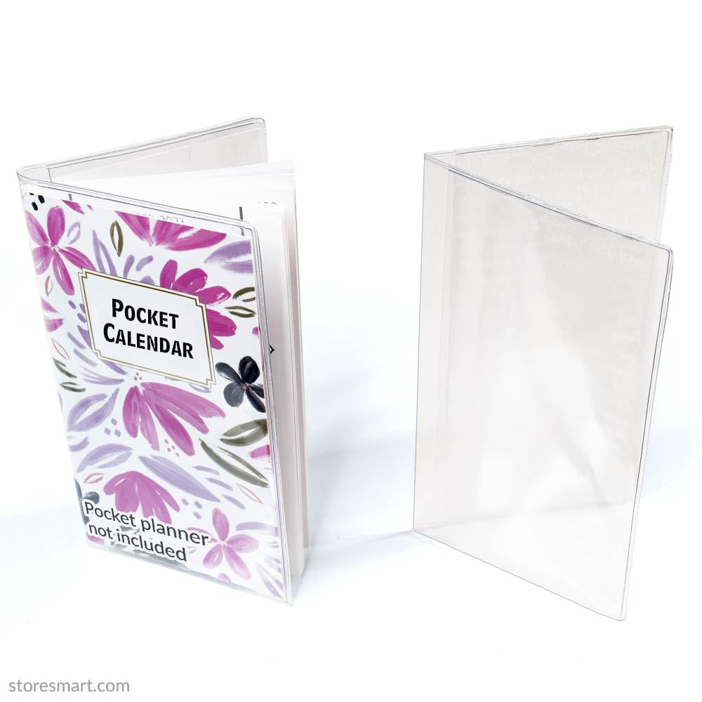 StoreSMART Clear Plastic Covers for Pocket Planners - 200 Pack (RSP1855-200) - Durable Protective Sleeves for Organizers, Calendars & Journals - Perfect for Office, School & Daily Planning