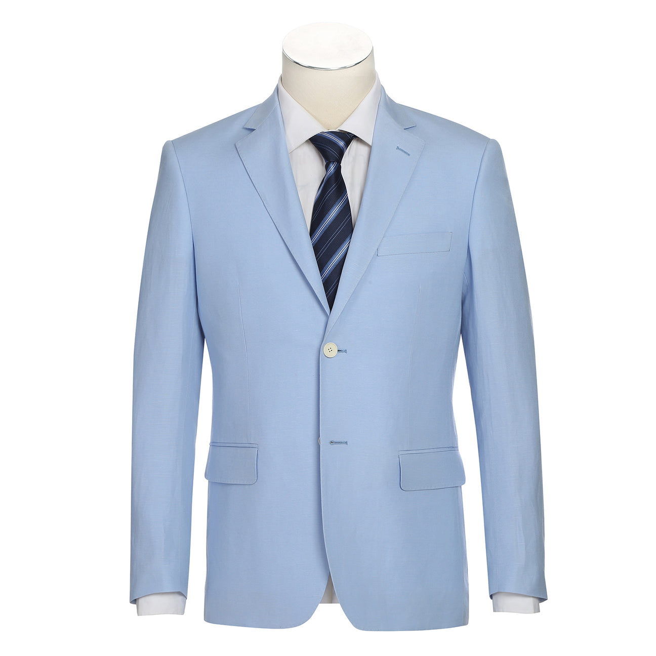 Renoir Alessandro Vitello 2-Piece Slim Fit Suit for Men - Modern Blue 6115 Business Attire | Perfect for Weddings, Office & Formal Events